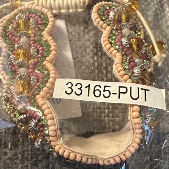 Pink House Jewelry - Pink House New in Bag Beaded Multicolor Handmade Bracelet